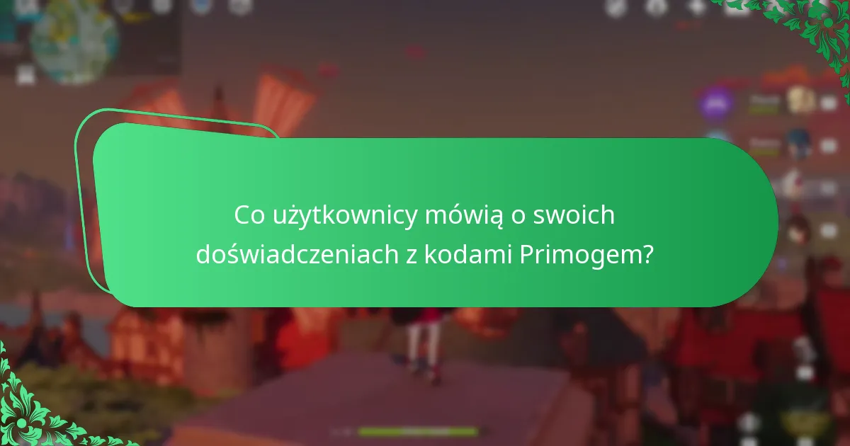 Jak zrealizować kody Primogem w Genshin Impact?