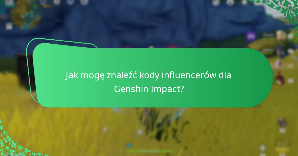 Jakie promocje streamerów oferują kody Primogem?