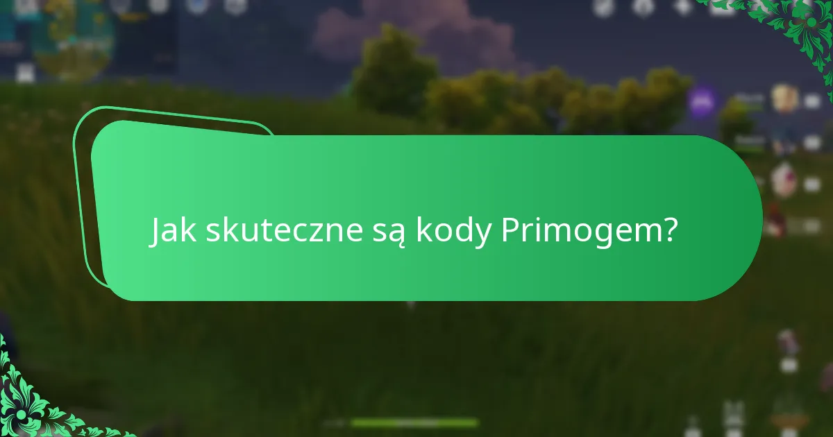 Jakie przeszłe promocje doprowadziły do kodów Primogem?
