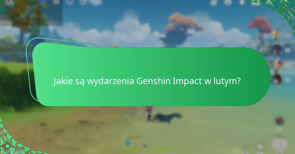 Jakie są wydarzenia Genshin Impact w marcu?